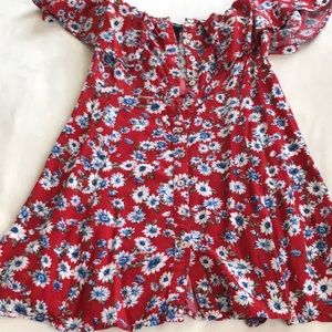 Off the shoulder dress